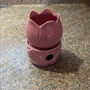 Pink Ceramic Tulip Diffuser